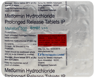 Metafort 500 Tablet 15